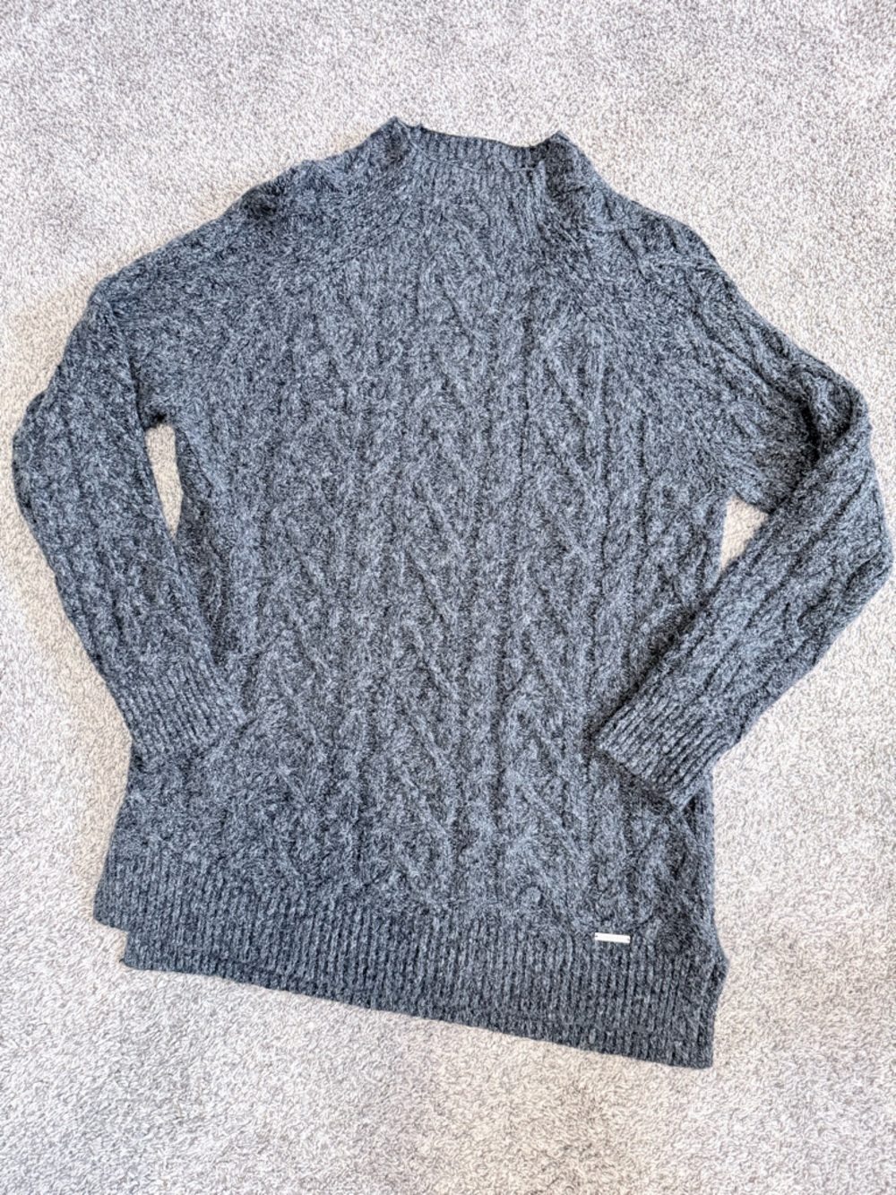 Michael Kors sweater dress, charcoal gray, large, nwot